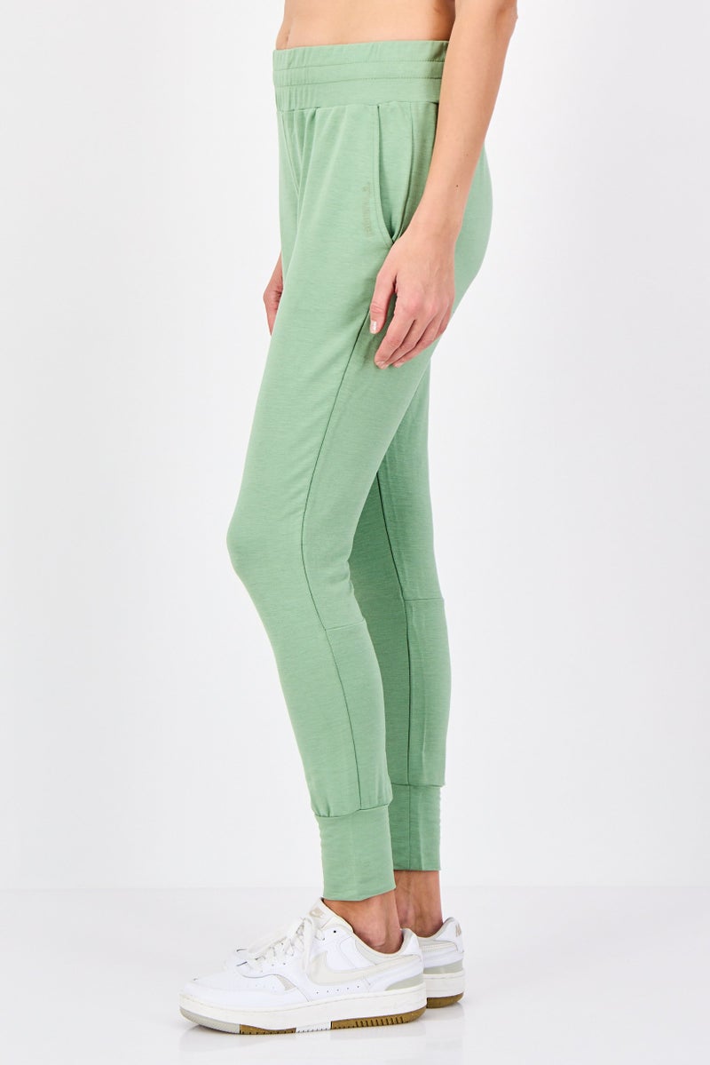 Hummel Women Sportswear Fit Outdoor Sweatpants, Green - Image 2