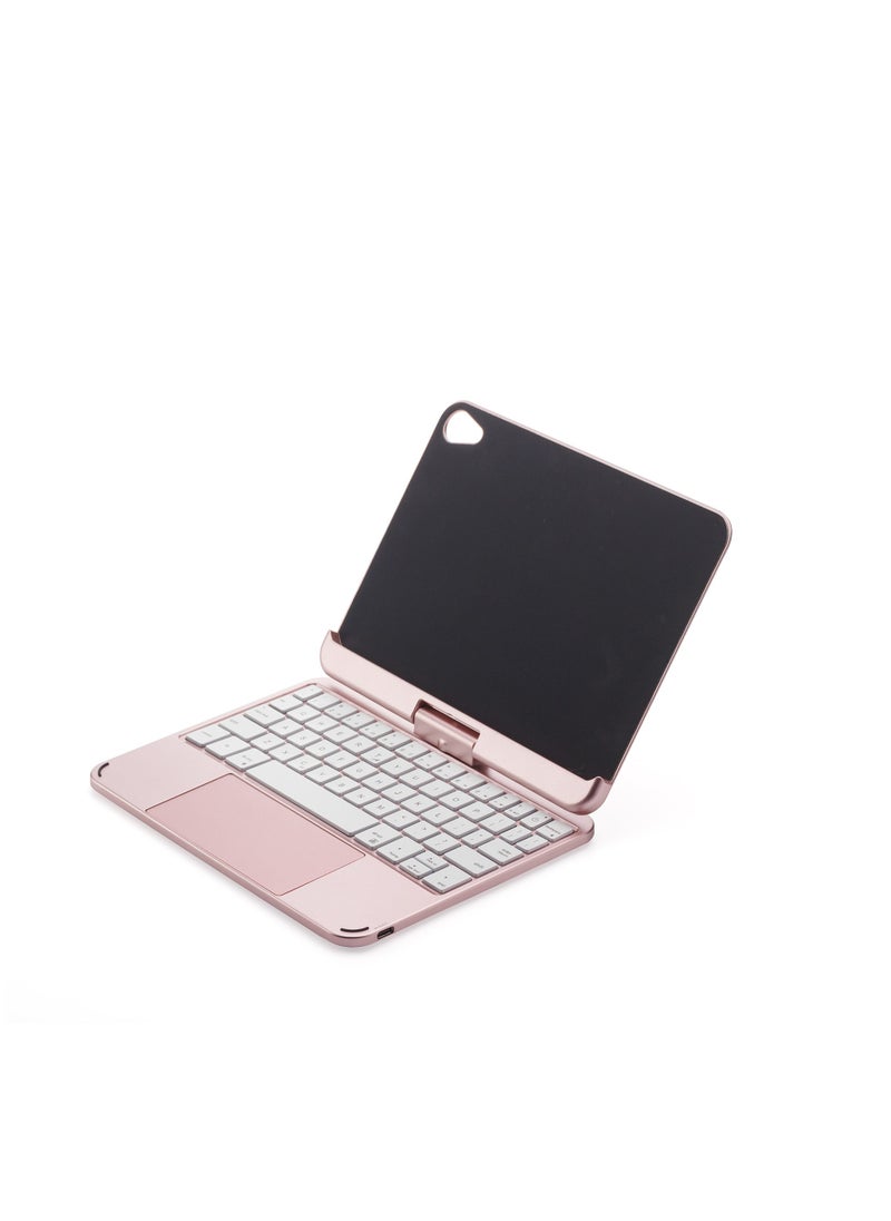 GULFLINK 500mAh Wireless Keyboard Case with TouchPad for ipad mini6 Pink  - Image 1