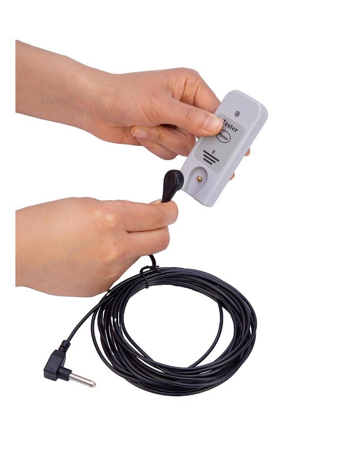 Generic Grounding Continuity Tester for Grounding Products, Mats, Sheets, Pads, Wrist Bands, Blankets, Pillow Case. Universal. 15 Foot Cord Included. Use to Test Effectiveness of Earth Connected Products.  - Image 3