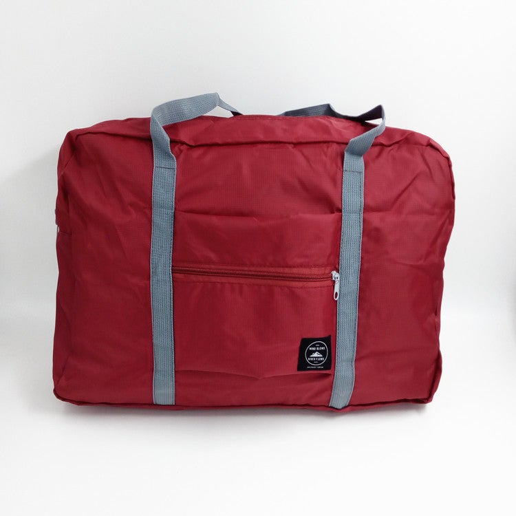 Large Capacity Travel Organizer Tote Bag Burgundy burgundy