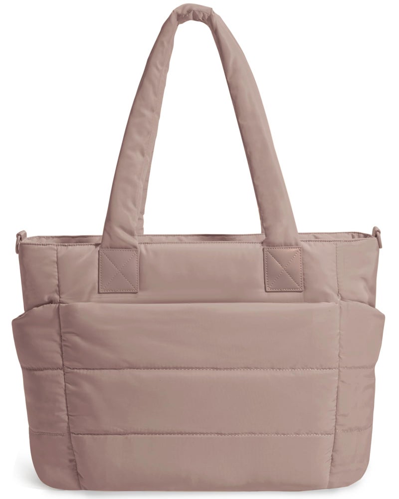 GASSDA Tote Bag for Women Lightweight Puffer Tote Bag Large Nurse Bags Handbag with Pockets Zipper Closure for Work Travel - Image 1