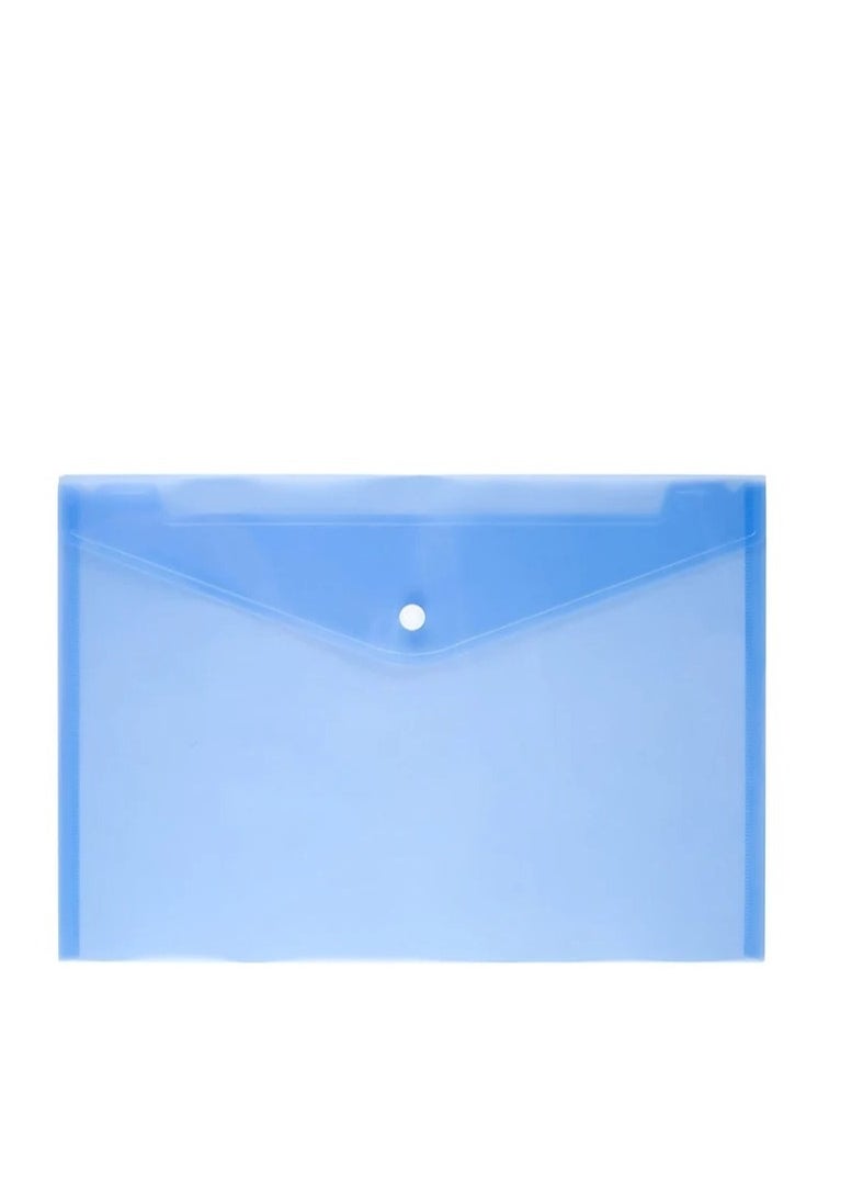 Generic - A3 Clear Button File Assorted Color Pack of 3 - Image 1