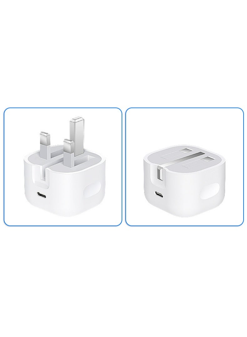 Mobile phone 35w PD 4.0  wall charger plug with 1M iPhone fast charging cable USB C fast charger charging cable and plug, iPhone fast charger compatible with mobile phones iPhone15 and below models - Image 2