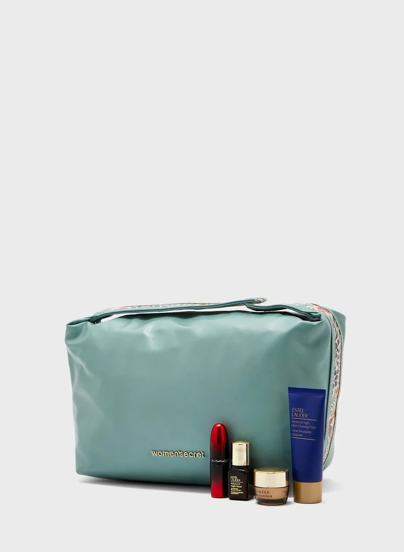women'secret Zip Over Plain Cosmetic Bag
