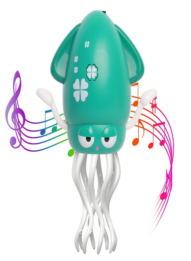 Dyale Dancing Squid Toy,Tummy Time Toy,Dancing Music Baby Toys for Ages 3 and Up for Kids,Green - Image 1