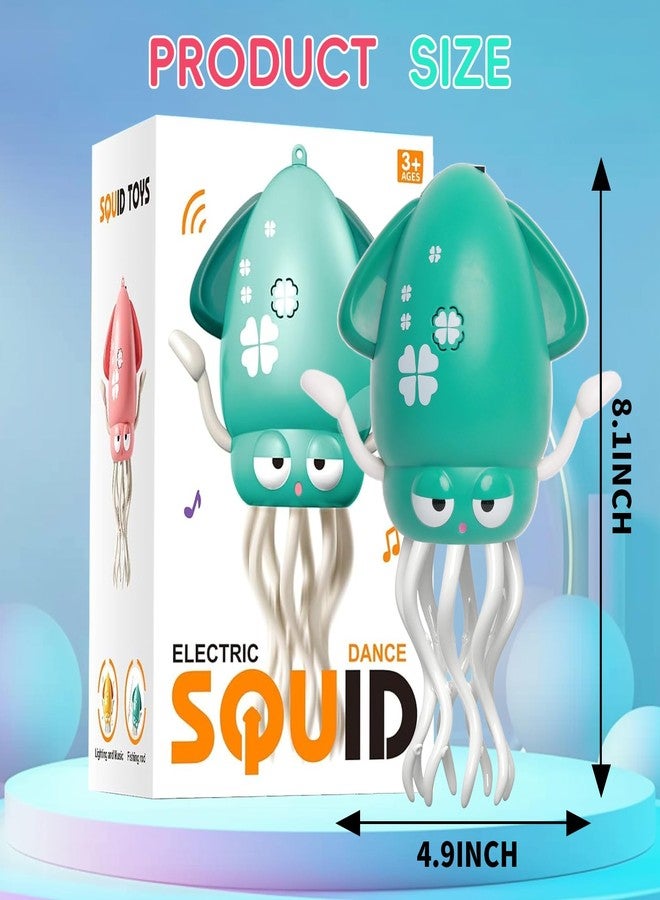 Dyale Dancing Squid Toy,Tummy Time Toy,Dancing Music Baby Toys for Ages 3 and Up for Kids,Green - Image 4
