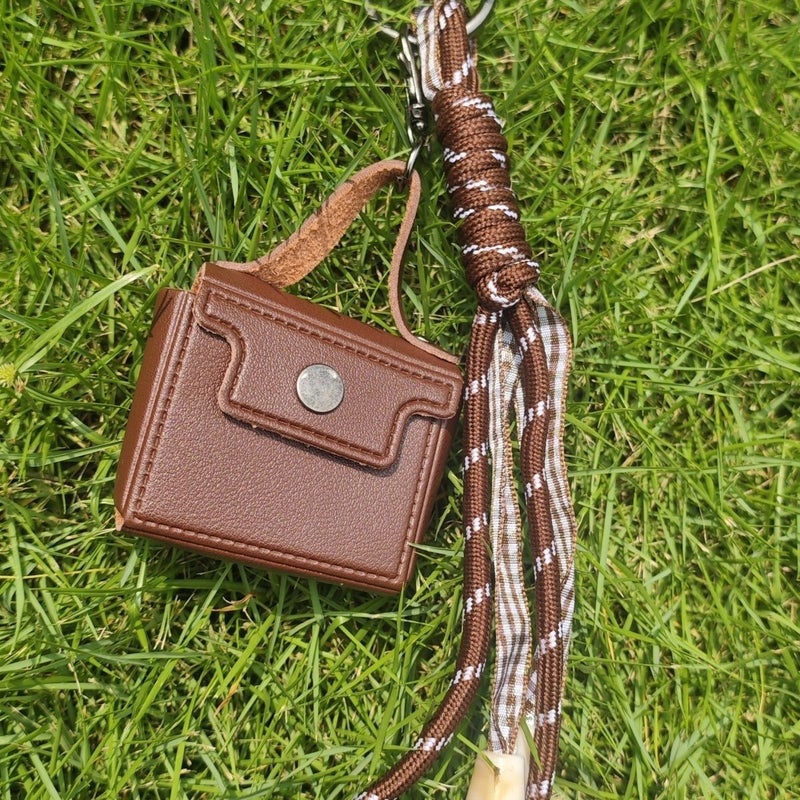Cross-Border Handbag Pendant Accessory - Mini Knitted Strap, Urban Minimalist Style - Image 4