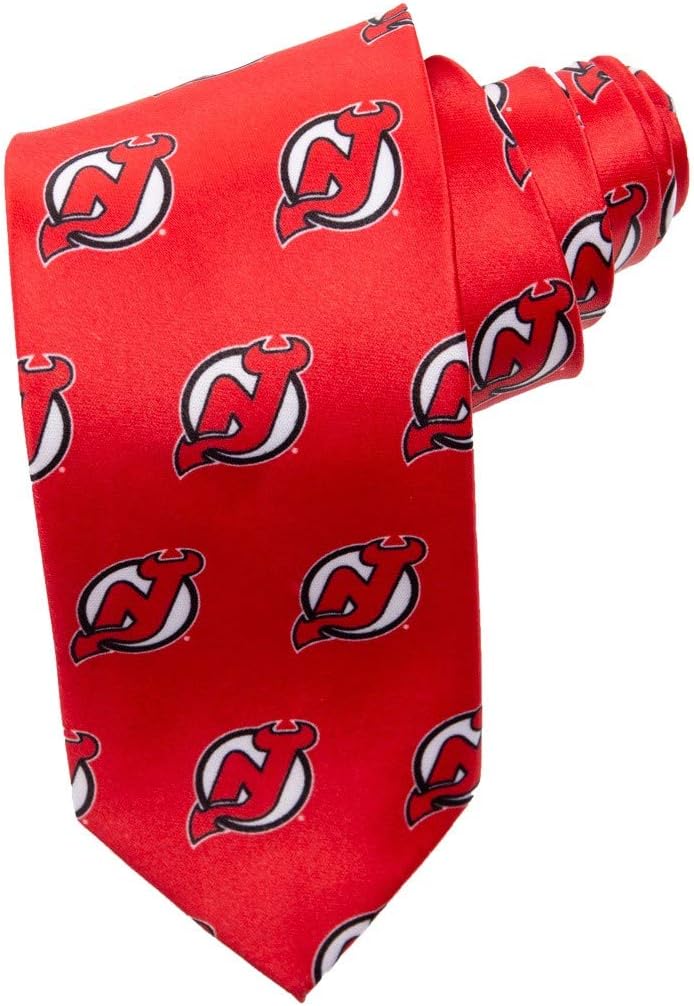NHL Men's All Over Team Logo Neck Tie