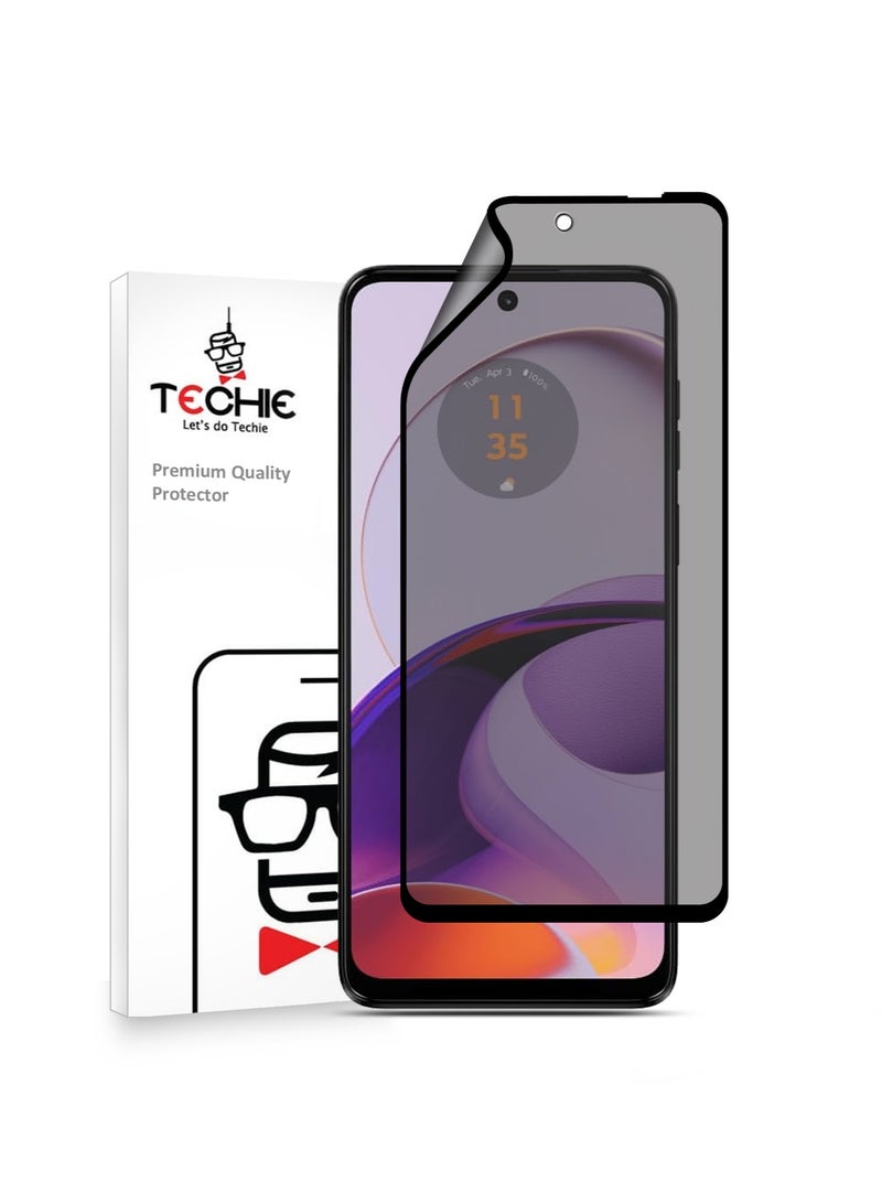 Techie غطاء كامل واقي شاشة من السيراميك غير اللامع المقاوم للانفجار لهاتف موتورولا موتو G14 - Image 1