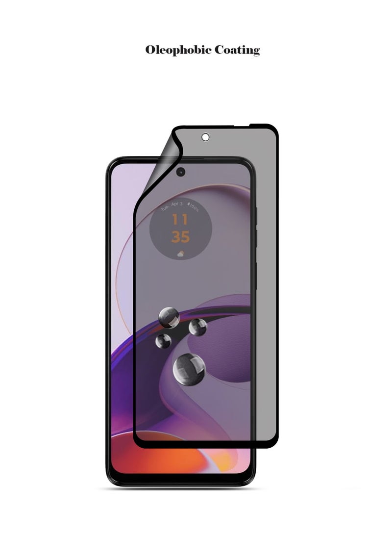 Techie غطاء كامل واقي شاشة من السيراميك غير اللامع المقاوم للانفجار لهاتف موتورولا موتو G14 - Image 4