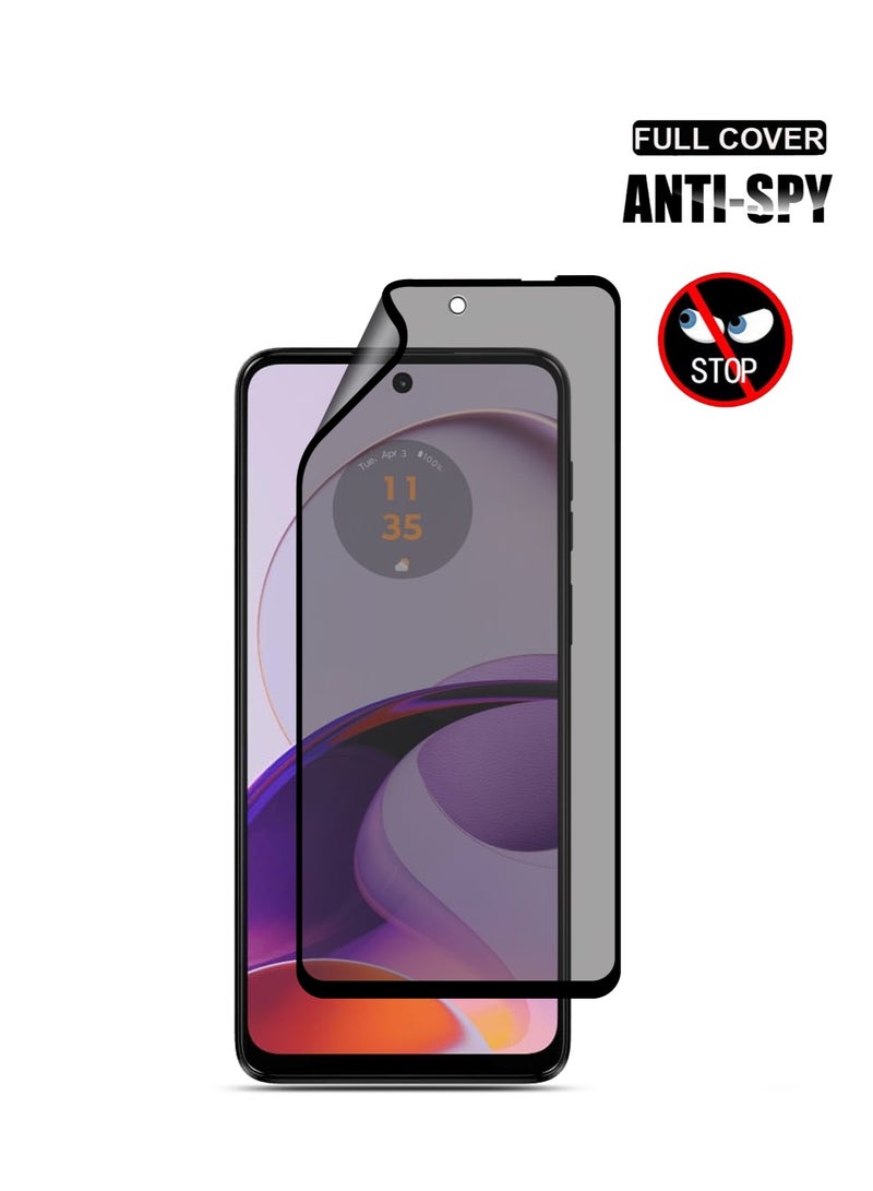 Techie غطاء كامل واقي شاشة من السيراميك غير اللامع المقاوم للانفجار لهاتف موتورولا موتو G14 - Image 2