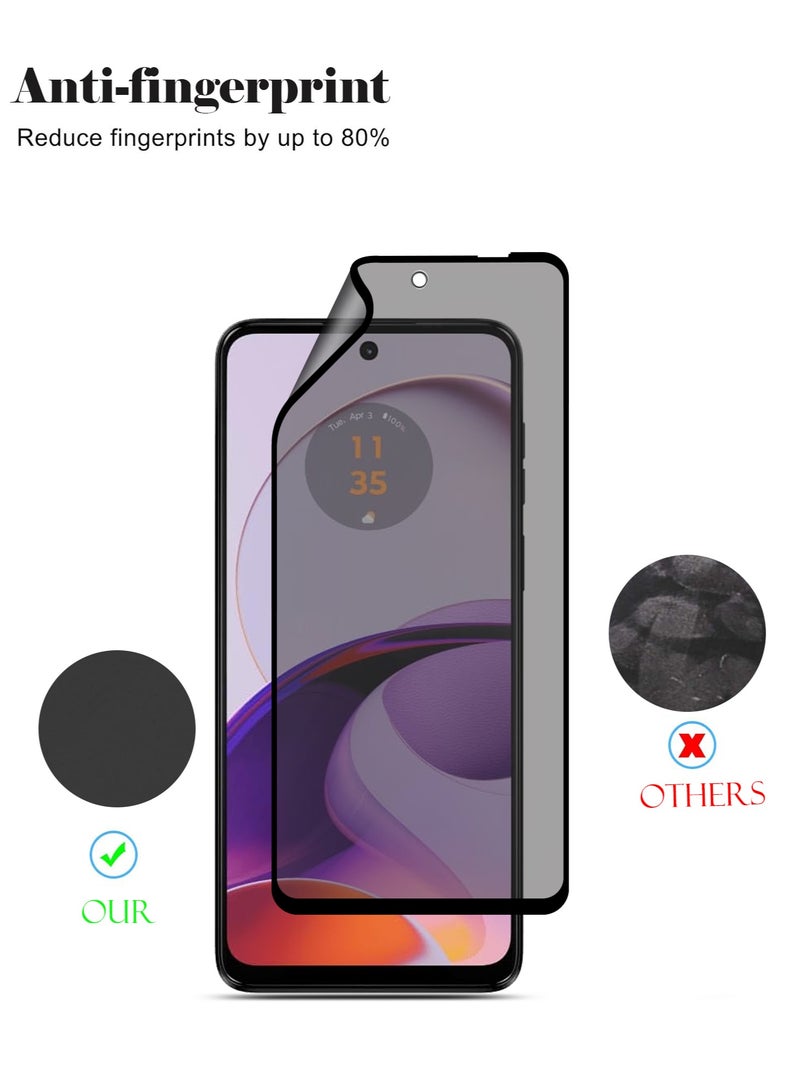 Techie غطاء كامل واقي شاشة من السيراميك غير اللامع المقاوم للانفجار لهاتف موتورولا موتو G14 - Image 3
