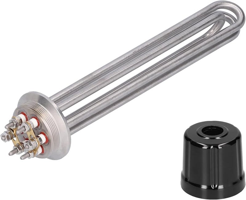 9KW Stainless Steel Electric Heating Rod Quick Connect High Temperature Heating Tube AC220 380V - Image 1