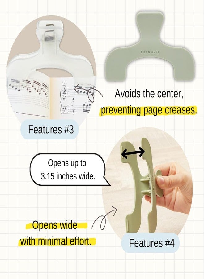 SUNSTAR Sun-Star Versatile Crown Page Holder Clip - Ideal for Notebooks, Textbooks, Sheet Music and Maps, Night Forest S3623351 (Authentic Hologram for US and EU Only) 4.7 x 3.0 x 1.6 inches - Image 5