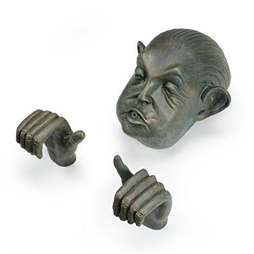 Aquascape Man in Barrel Spitter Fountain Head and Hands, Whimsical Deocorative Pond Water Feature Accent, 78315 - Image 3