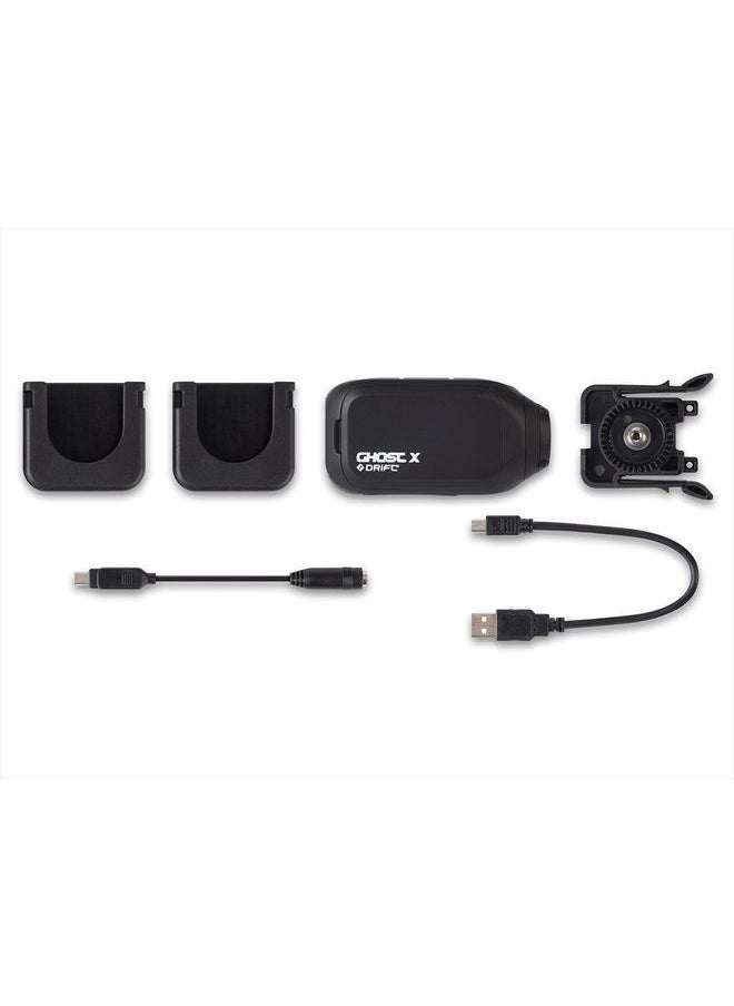Drift Innovation - Ghost X Action Camera – 1080P Full HD Video and Helmet Camera – 300-Degree Rotatable Lens – Long Battery Life – Video Tagging – Drift Clone Mode - WiFi - Image 1