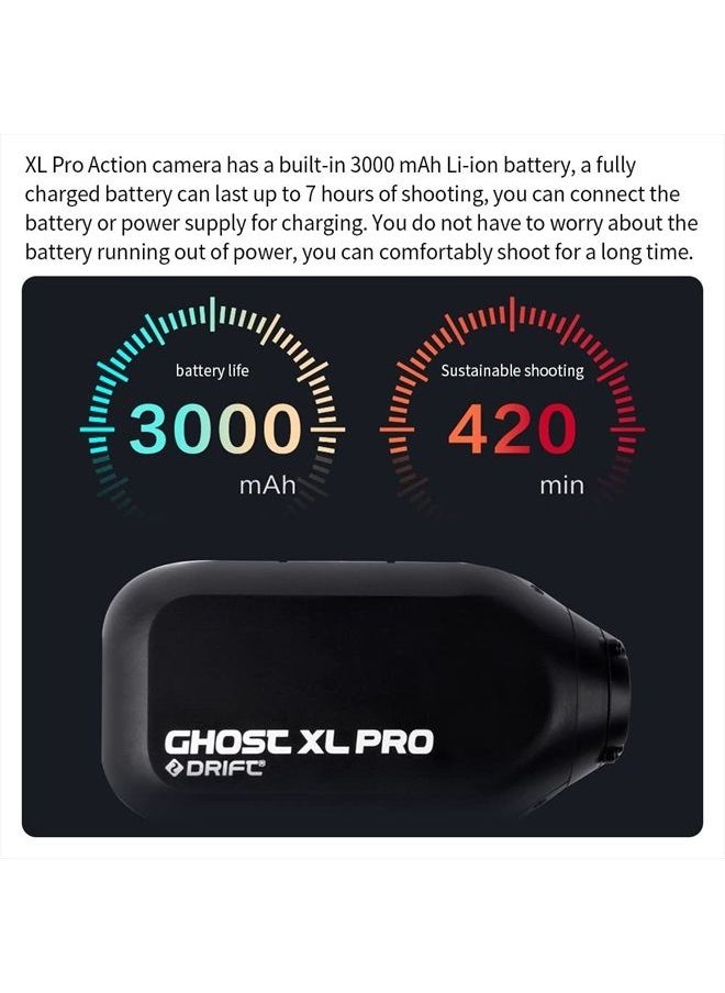 Drift Innovation - Ghost X Action Camera – 1080P Full HD Video and Helmet Camera – 300-Degree Rotatable Lens – Long Battery Life – Video Tagging – Drift Clone Mode - WiFi - Image 1