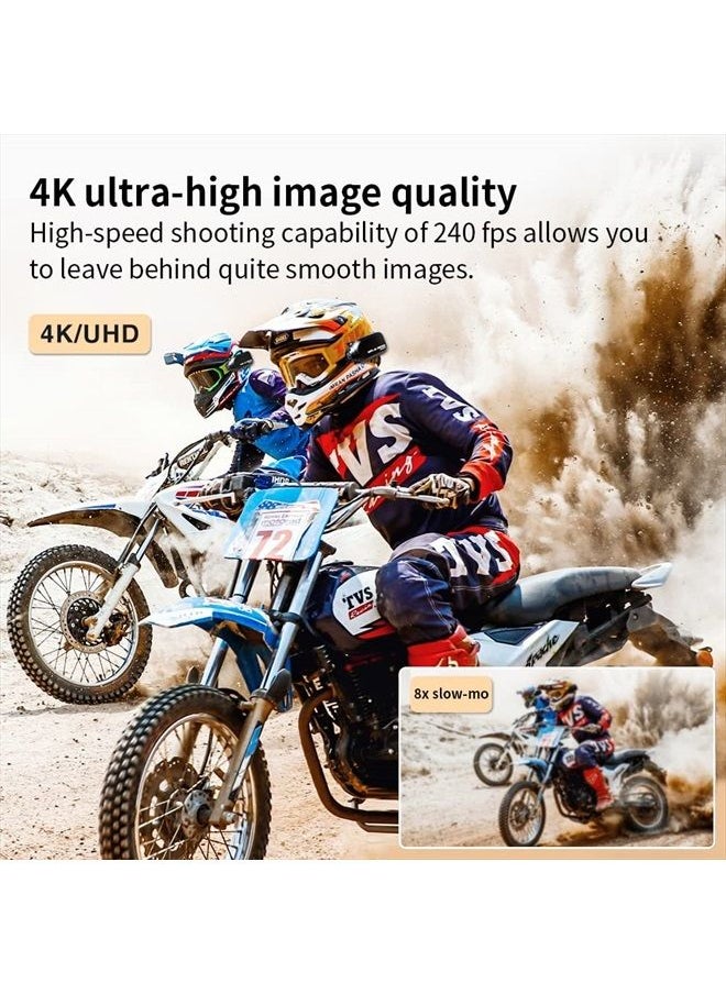 Drift Innovation - Ghost X Action Camera – 1080P Full HD Video and Helmet Camera – 300-Degree Rotatable Lens – Long Battery Life – Video Tagging – Drift Clone Mode - WiFi - Image 1