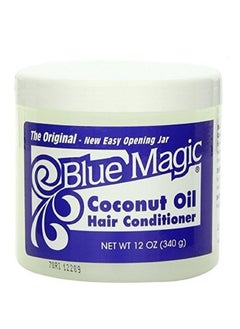 BLUE MAGIC بلسم الشعر بزيت جوز الهند 12 أونصة (عبوة من 4 قطع)  - Image 1