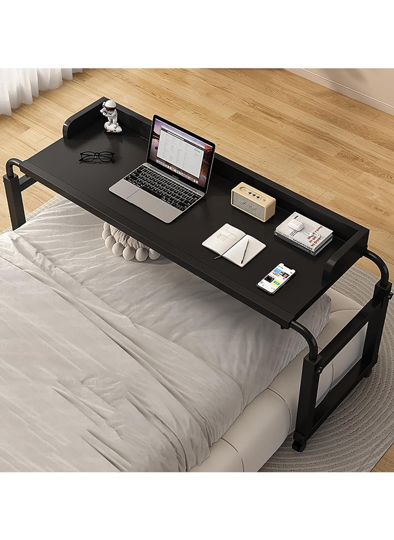 DubaiGallery Overbed Table Over Bed Desk With Wheels, Width/height Adjustable Computer Desk For Bedroom/Living Room/Office, Bed Work/Eating Table  - Image 1