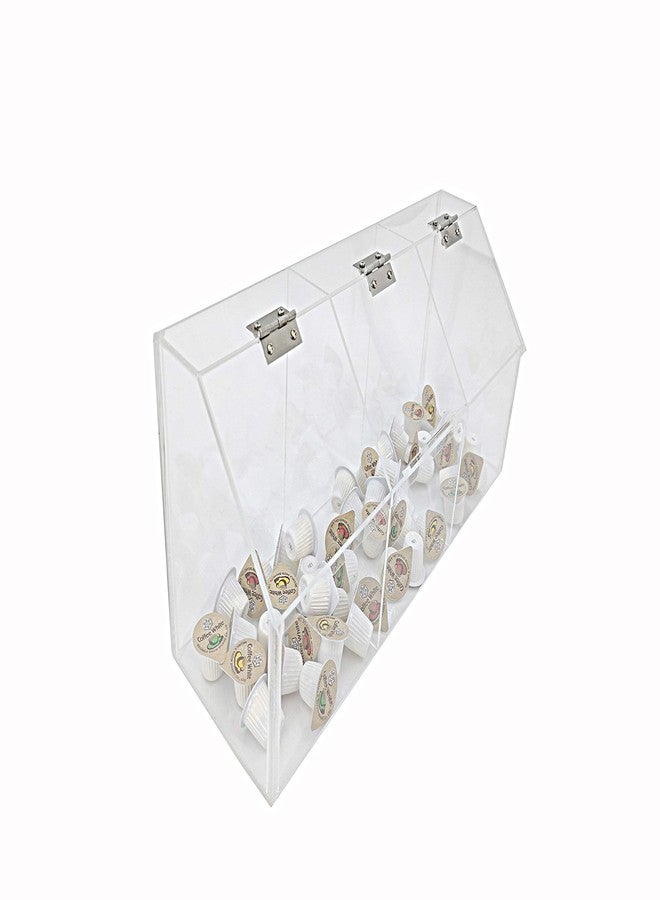 FixtureDisplays® Plaxiglass Clear Acrylic 3 Compartment Toppings Bin 15.5 X 7 X 5 Candy Bin Condiment Organizer Tabletop Bar Restuarnt Kitchen Transparent Box 100904-NPF - Image 2
