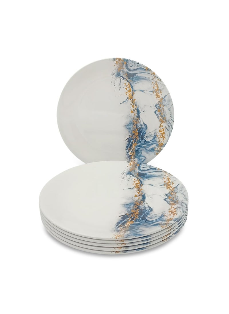 Superware Superware | Pure Melamine | Dinner Plate Set – Evoque 10.75” (6 nos.) | Stain Free, Glazed Finish  - Image 1