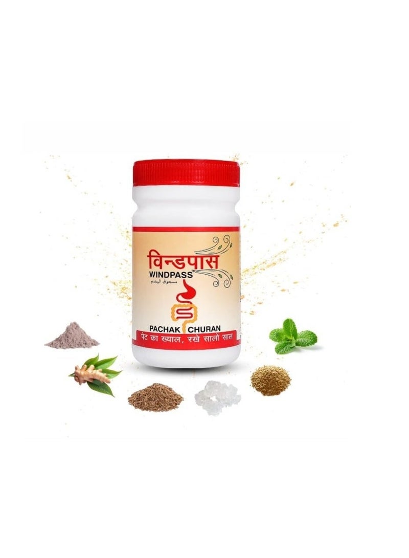 Satya Pharmaceuticals Windpass Pachak Churan 50g – Natural Digestive Powder for Bloating & Indigestion - Image 3