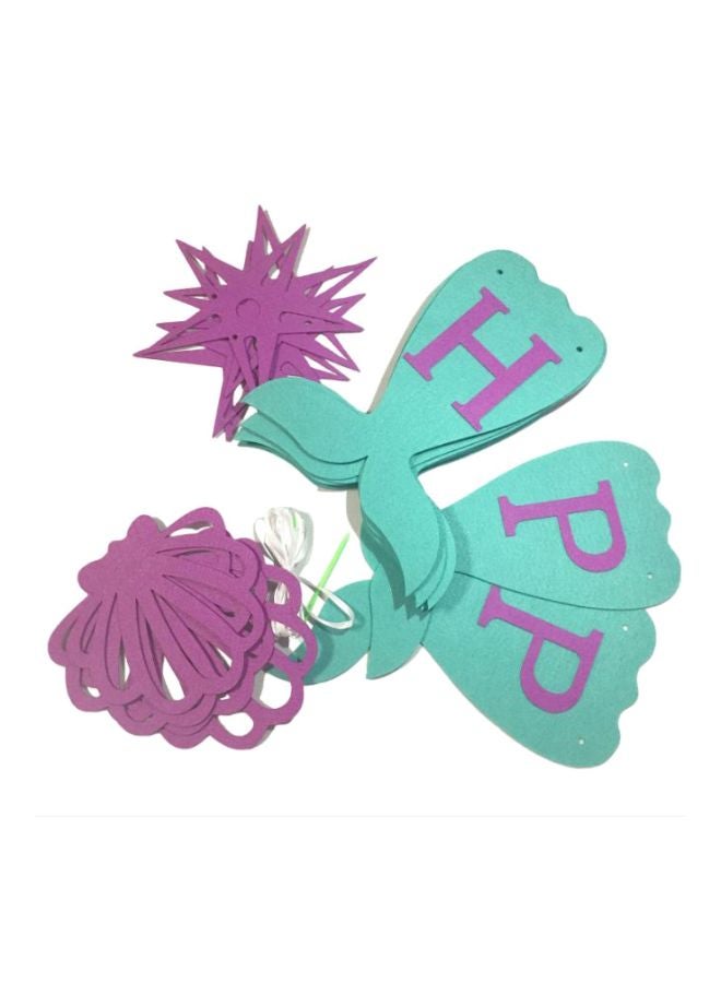 بيوينتي طقم بالونات تزيين الحفلات بنمط حورية البحر مكون من 19 قطعة - Image 2