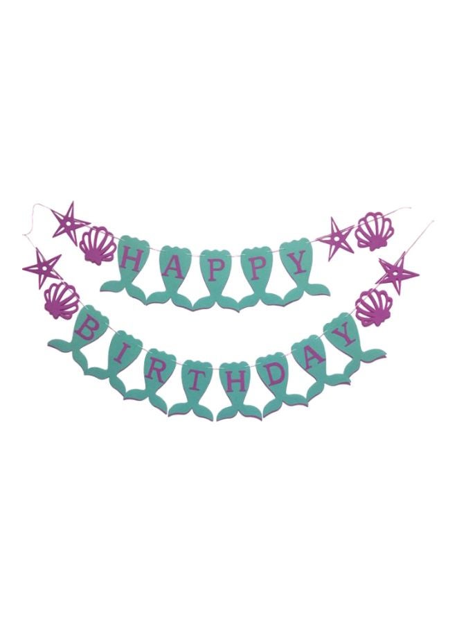 بيوينتي طقم بالونات تزيين الحفلات بنمط حورية البحر مكون من 19 قطعة - Image 3