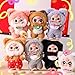 Meokro Baby Three Billionaire Lucky Cat Series Box Toys Cat Theme Mystery Box Plush Doll Stuffed Toys Bag Pendant Charm Birthday Gift Random 1PC - Image 3