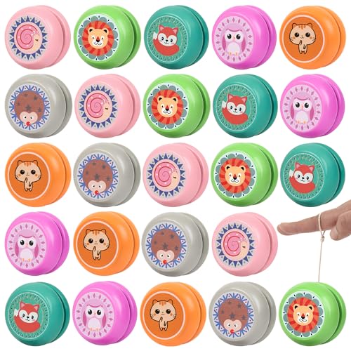 LiYiQ 24 Pcs Yoyo Party Favors Classroom Must Haves Birthday Goodie Bag Stuffers Pinata Return Gifts - Image 1