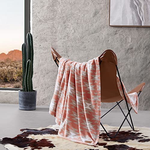 Wrangler - Blanket, Super Soft Plush Bedding, Yellowstone Inspired Throw Blanket for Couch or Bed (Navajo Khaki, 50" x 70") - Image 1