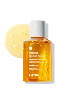 Blithe Blithe cleanser face wash, dry skin face wash Patting Splash Mask Yellow Honey for Glowing Skin - Chemical Exfoliant for Face Vitamin C Energy Boost, Korean AHA Lactic Acid Facial Wash with Citrus for  - Image 1