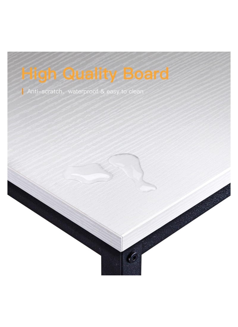 AGD - Multi-use L-shaped computer and study desk for home, office and work, white color - Image 1