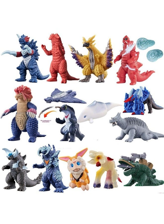 Generic - 10-14CM Soft Glue Ultraman Monster Toy Degas Sero Galaxy Naixese Full Series Doll-Color:181 Leo - Image 1