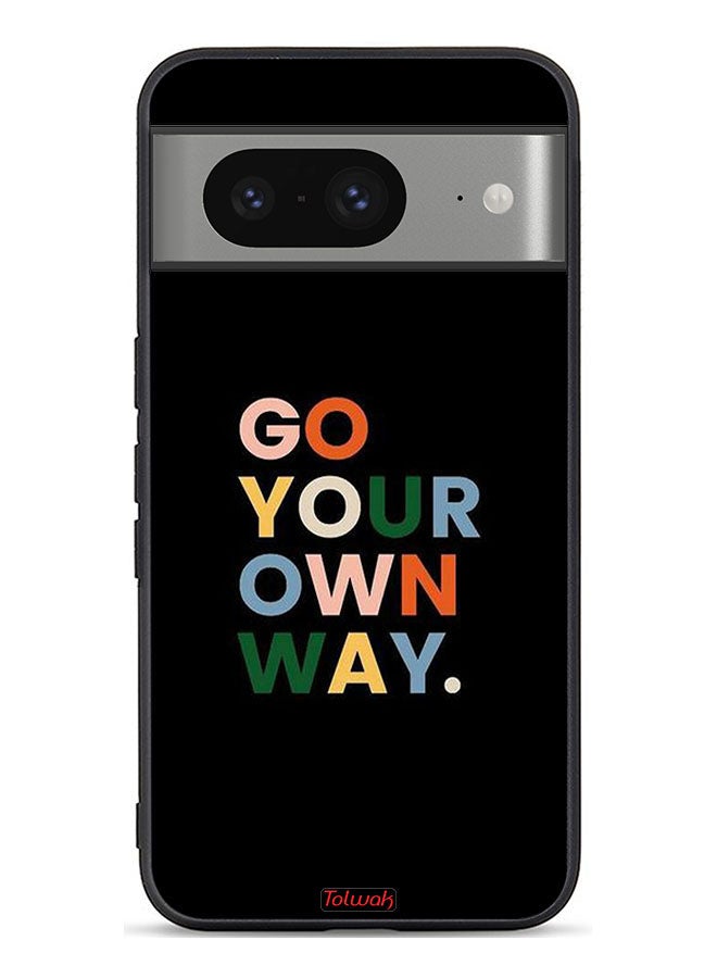 Tolwak Google Pixel 8 Protective Case Cover Go Your Own Way - Image 1
