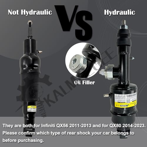 Kalmaegee 2PCS Rear Air Shock Absorber Struts without Hydraulic Compatible with Infiniti QX56 2011-2013, for Infiniti QX80 2014-2023, for Nissan Armada 2017-2023 - Image 4