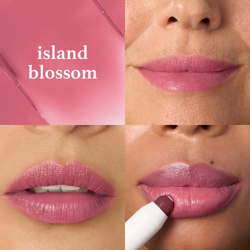 Julep It's Balm Tint of Color Lip Balm - Island Blossom | Hydrating Lip Color with Vitamin E Core | Natural Gloss Finish | Vegan & Cruelty-Free - Image 2