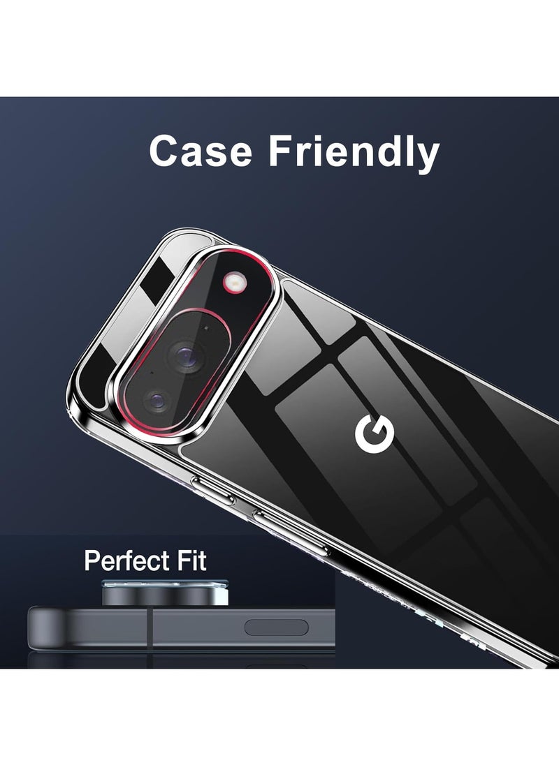 2 Pack Camera Lens Protector for Google Pixel 9 , 9H Hardness [HD Clarity] Case Friendly Anti-Scratch, Bubble Free  - Image 5