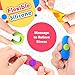 SMALL FISH Sensory Fidget Spinnes for Kids AdultsTextured Finger Fidgets 4 Pack Quiet Classroom Prize Worry Stones for Kids with Autism ADHD Anxiety Relief Office Desk Stress Toys Stocking Stuffers - Image 4