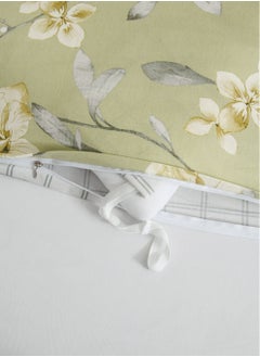 Master Home Textile Cotton Floral Comforter Sets, Fits 200 x 200 cm Double Size Bed, 9 Pcs, 100% Cotton 200 Thread Count, With Removable Filling, Veronica Series  - Image 5