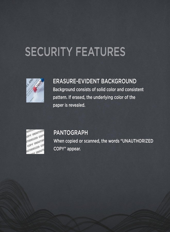 DocuGard Standard Blue Multi-Purpose Security Paper - Fraud Prevention - 2 Security Features - Laser & Inkjet Printer Compatible - 8.5" x 11“ - 24 lb - 500 Sheets (04540) - Image 5