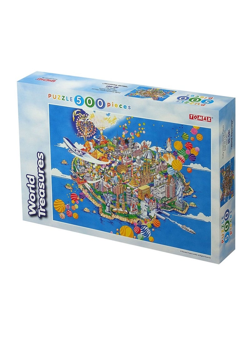 توماكس بازل كنوز العالم 500 قطعة - 50-081 - Image 1