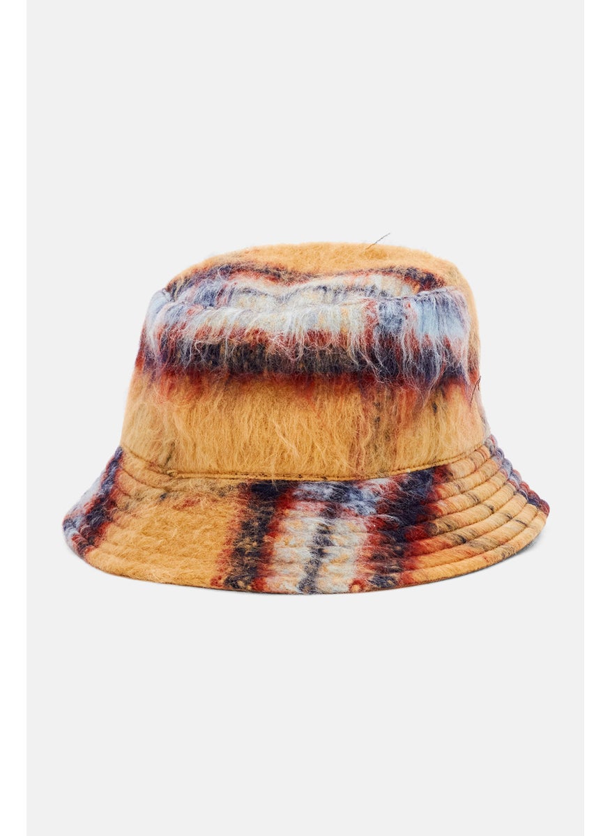 STEVE MADDEN - Women Plaid Hat, Tan Combo - Image 1