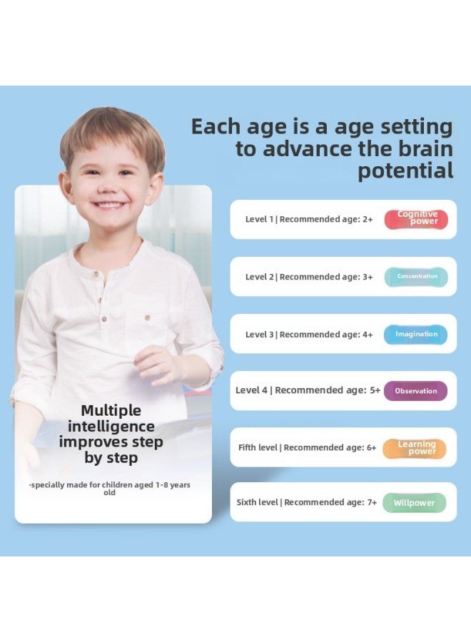 Children's Advanced Puzzle Magnetic Puzzle Children's Magnetic Early Education Baby Flat Picture 3 To 6 Years Old 24 Boys And Girls Toys-Color:Newch's First-order Digital Cognition - Image 5