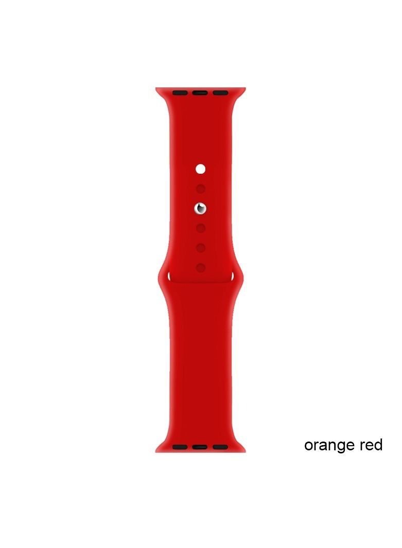 Apple Watch Band 45mm Soft Silicone Sport Band Replacement Wrist Strap Compatible for iWatch Apple Watch Series 7 (45mm) - Image 2