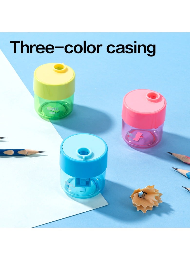 ديلي مبراة أقلام مدرسية EH557، علبة من 12 قطعة - مثالية للنصائح المنظمة واستخدام الطلاب - Image 2