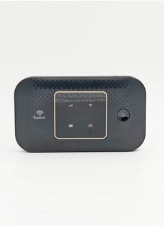 TOPLINK MR52 Ultra 4G Pocket Mobile Wi-Fi Router With 4600mAh Battery ，LTE Cat4, Connects Up 12 Users,300Mbps Wireless(Black)  - Image 1