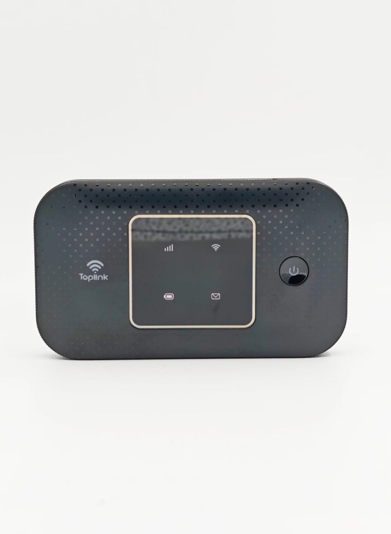 TOPLINK MR52 Ultra 4G Pocket Mobile Wi-Fi Router With 4600mAh Battery ，LTE Cat4, Connects Up 12 Users,300Mbps Wireless(Black) - Image 1
