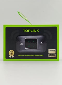TOPLINK MR52 Ultra 4G Pocket Mobile Wi-Fi Router With 4600mAh Battery ，LTE Cat4, Connects Up 12 Users,300Mbps Wireless(Black)  - Image 3